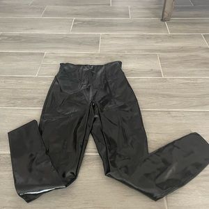 Spanx Leather Leggings Like New Patent Leather Pants